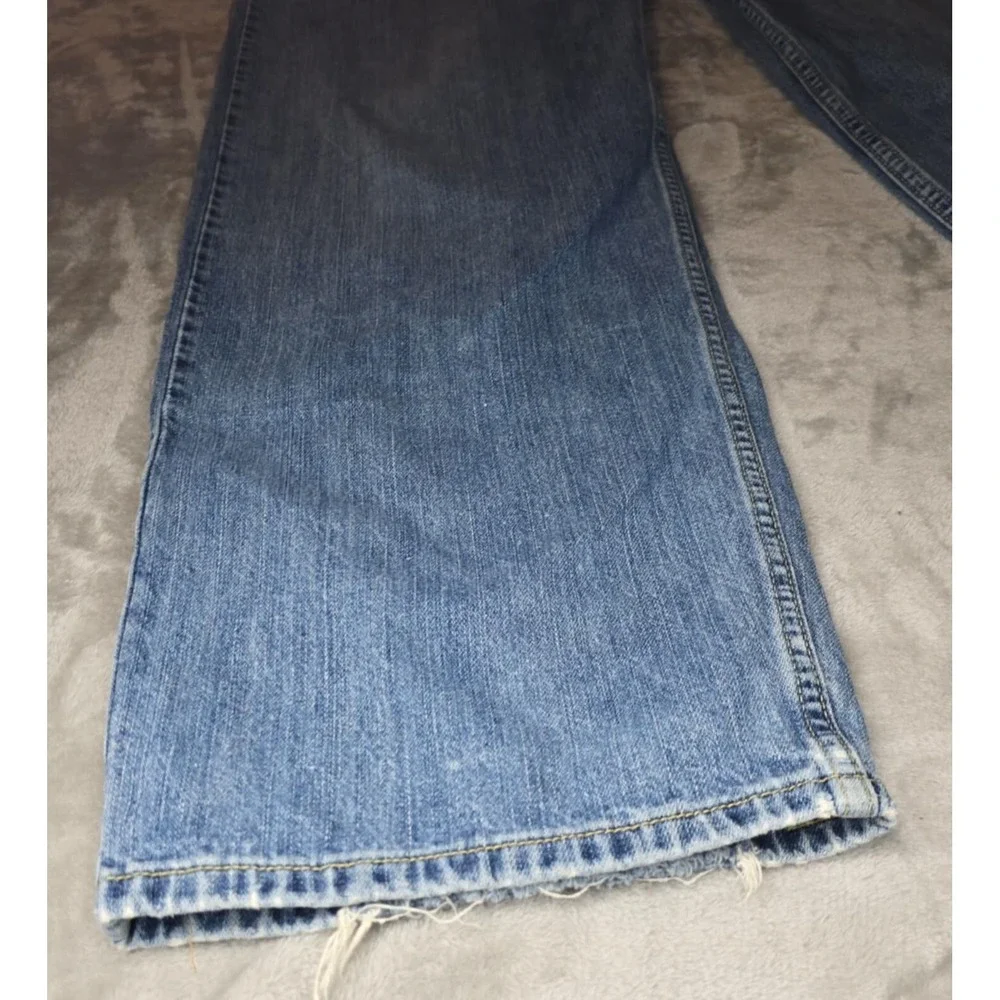 Vintage Levis SilverTab Jeans Mens 36x34 Y2K Low Rise Loose Fit Baggy Light Wash